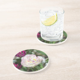 Ljusa rosa-tulpaner på en solig dag underlägg