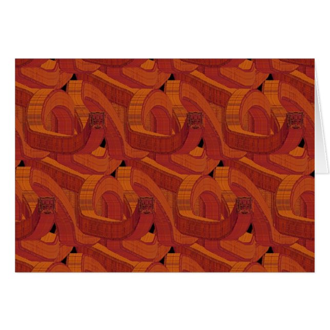 ljusa snigel slinga - hälsningskort (Framsidan Horizontal)