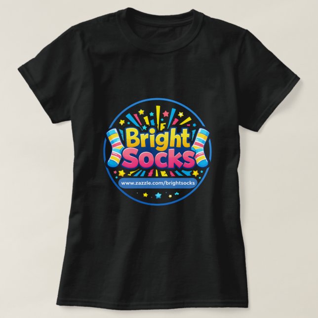 ljusa strumpor t shirt (Design framsida)