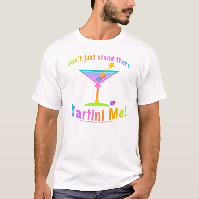 Ljusa T-tröja - MARTINI MIG! T-shirt (Framsida)