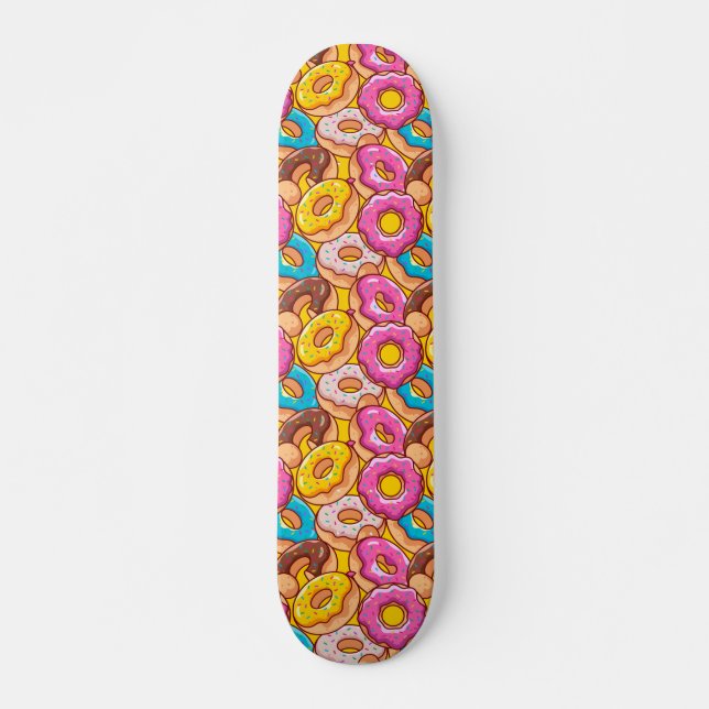 Ljusa tecknader mini skateboard bräda 18,5 cm (Framsida)