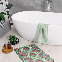 Ljusa Tropikernor Badrumsmatta