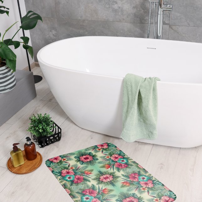 Ljusa Tropikernor Badrumsmatta (Skapare uppladdad)