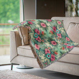 Ljusa Tropikernor Filt