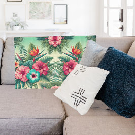 Ljusa Tropikernor Fleecefilt