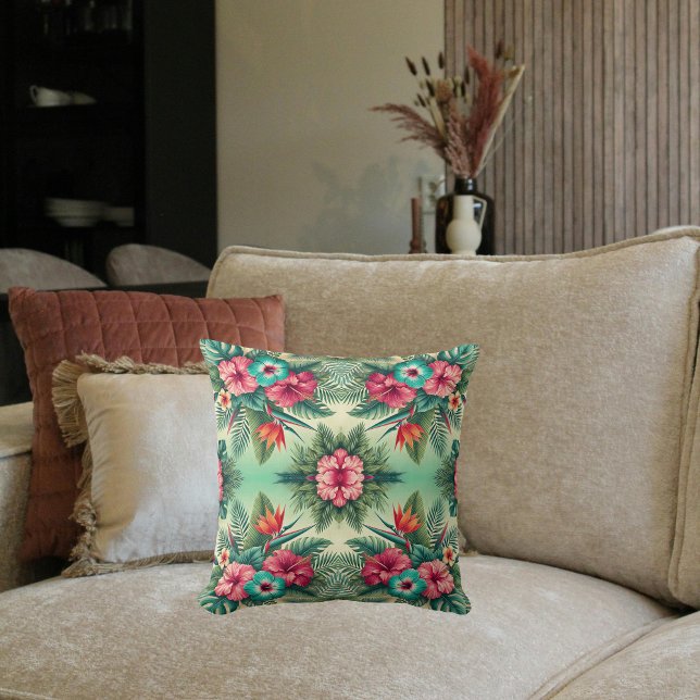 Ljusa Tropikernor Kudde (Skapare uppladdad)