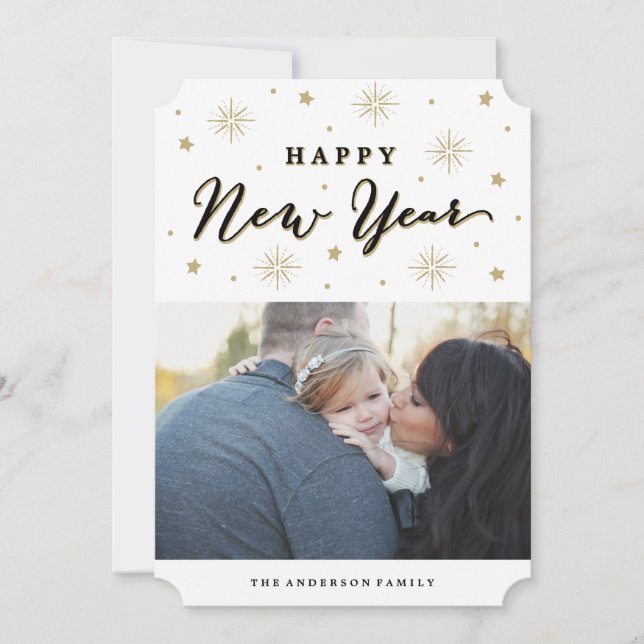 Ljusa upp Himlar Helgdag Julkort (Framsida)