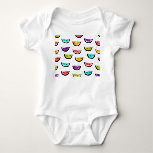Ljusa vattenmeloner: färglöst, sömlöst mönster. t shirt