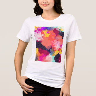 Ljusande Abstrakt Konstverk T Shirt