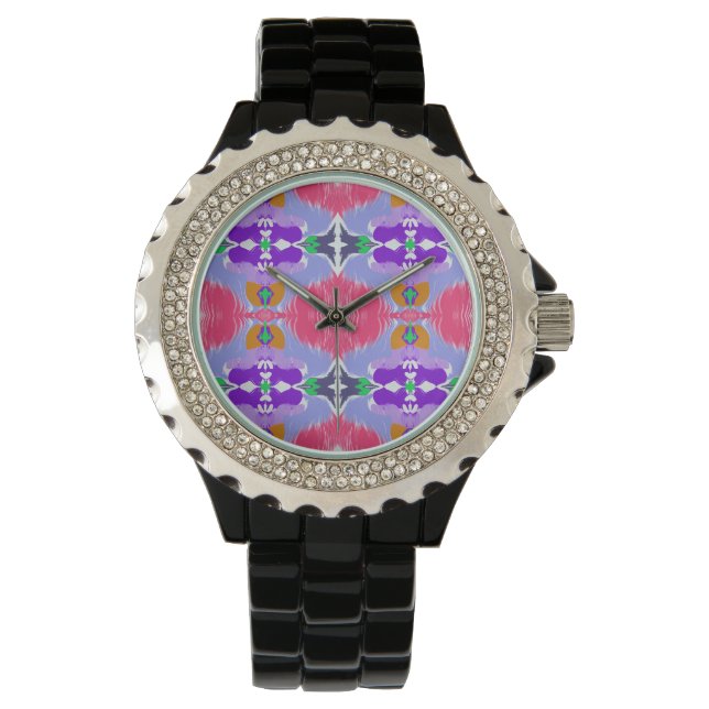 Ljusande Aurora Kalejdoskop Elektrisk Armbandsur (Framsida)