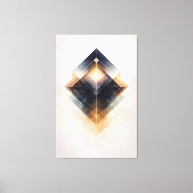 Ljusande axel canvastryck (Framsida)