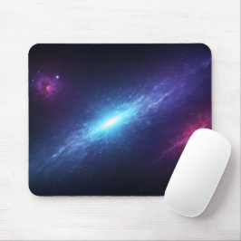 Ljusande Blå Supernova Rymdnebulosa Astronomi Musmatta