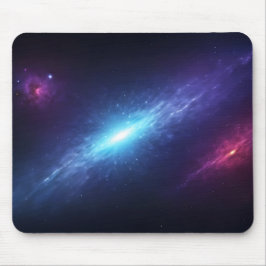 Ljusande Blå Supernova Rymdnebulosa Astronomi Musmatta