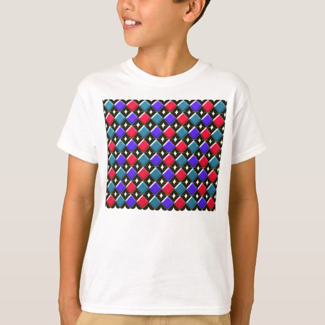 Ljusande Diamanter Barn T Shirt (Framsida)