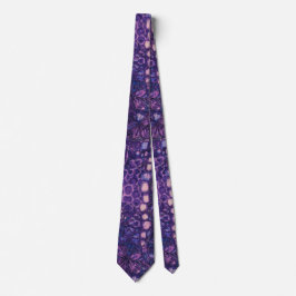 Ljusande Färgrik Abstrakt Blommig Mönster Slips