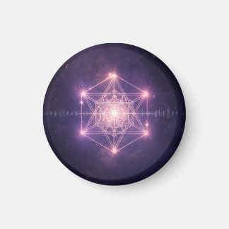 Ljusande Helig Geometrisk Kosmisk Ljus Magnet
