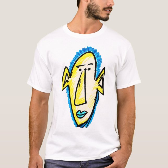 Ljusande kille t shirt (Framsida)