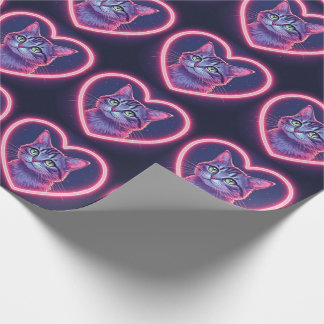 Ljusande Kitty Kärlekskonst | Romantiskt Present t Presentpapper