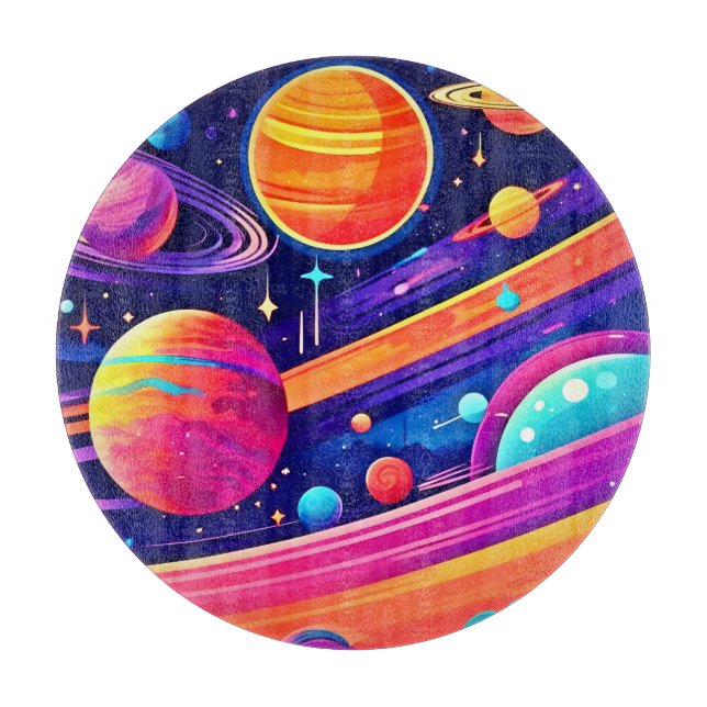 Ljusande kosmisk symfoni design (Framsidan)