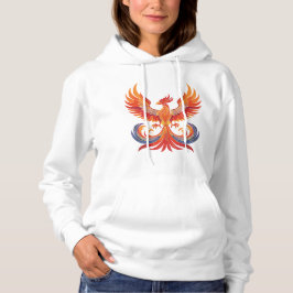 Ljusande mytologisk Fantasy Fenixfågel T Shirt