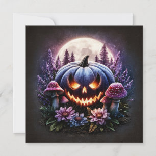 Ljusande pumpa kort
