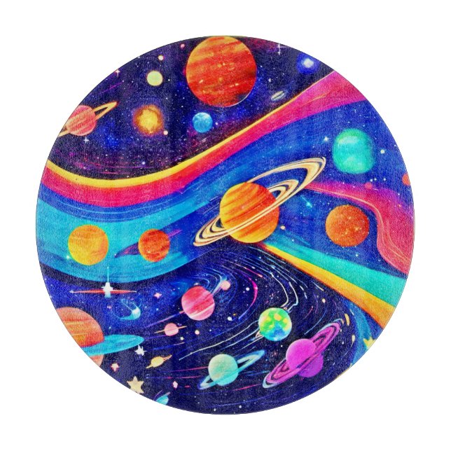 Ljusande Universum Konst (Framsidan)