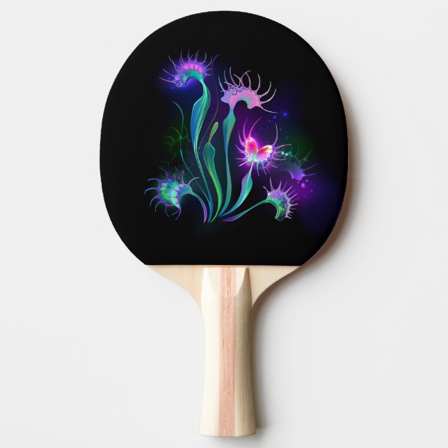 Ljusande Venus flugfälla Pingisracket (Framsidan)