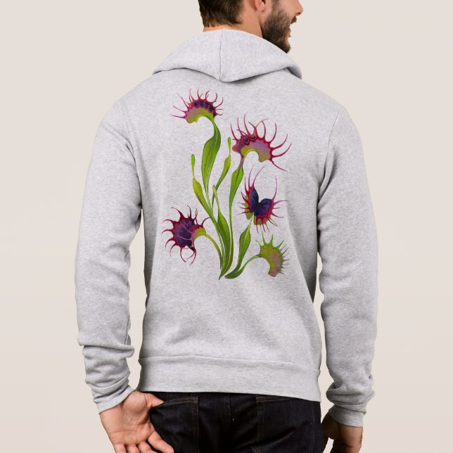Ljusande Venus flugfälla T Shirt (Baksida)