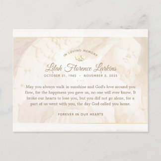 Ljusängel Sympati Tacksamhet Postkort Vykort