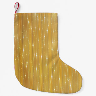 Ljusare abstrakt med glitter liten julstrumpa
