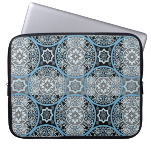 Ljusare abstrakt, sömlös romantisk pri snöre mönst laptop fodral