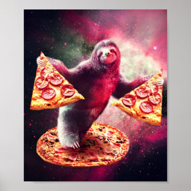 Ljusare blanksteg med Pizza Poster (Framsidan)
