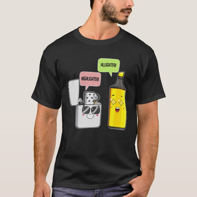 Ljusare ljusare Studenter-Tonåringar Humor-sar T Shirt (Framsida)