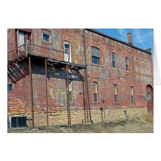 Ljusare och äldre färger hälsningskort (Framsidan Horizontal)