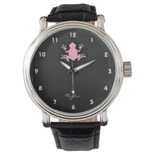 Ljusare rosa groda armbandsur