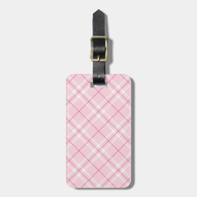Ljusare rosa PLAN Bagagebricka (Vertikal Framsida)