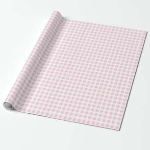 Ljusare rosa punkter på Papprare radbrytning Presentpapper