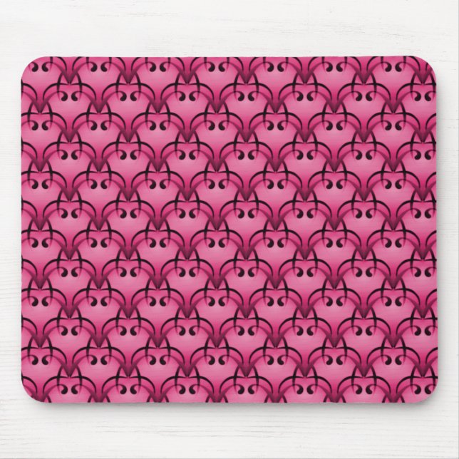 Ljusare Rosa Sofisticated Bliss Mousepad Musmatta (Framsidan)