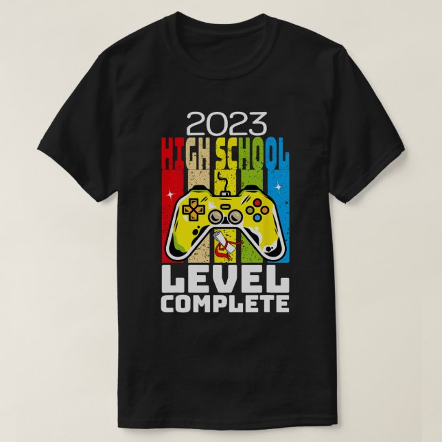 Ljusare Studenten-högskolenivå - fullständig video T Shirt (Design framsida)