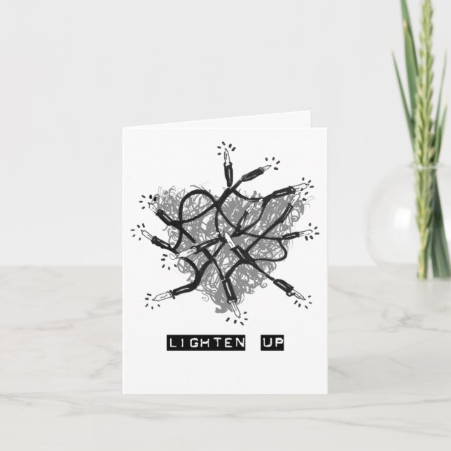 'Ljusare upp I' Helgkort (Framsida)