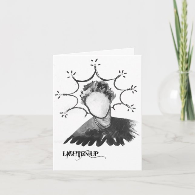 'Ljusare upp II' Helgkort (Framsida)