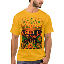 Ljusare upp natten: Diwali Illustration Theme