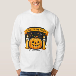 Ljusare upp natthalloween-pumpkin T-Shirt