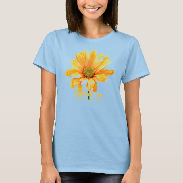 Ljusare upp Te T-shirt (Framsida)