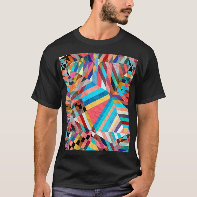 Ljusare vattenfärg: Abstraktens Fantasy-bakgrund T Shirt (Framsida)