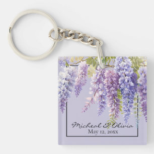 Ljusare vattenfärgsflorwisteria lilaa