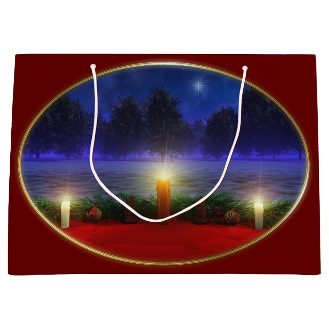 Ljusare visioner strålar Afar jul som gåvan hänger (Framsidan)