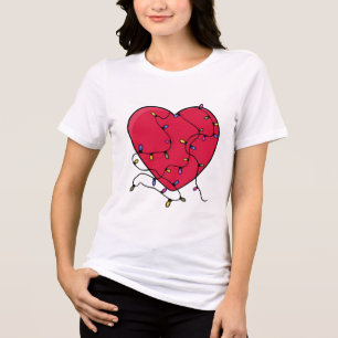 Ljusat hjärta t shirt