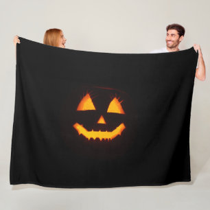 Ljusat Jack o lantern Fleecefilt