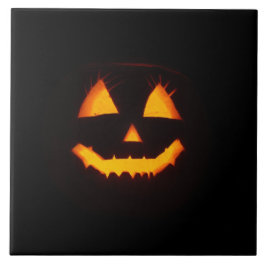 Ljusat Jack o lantern Kakelplatta